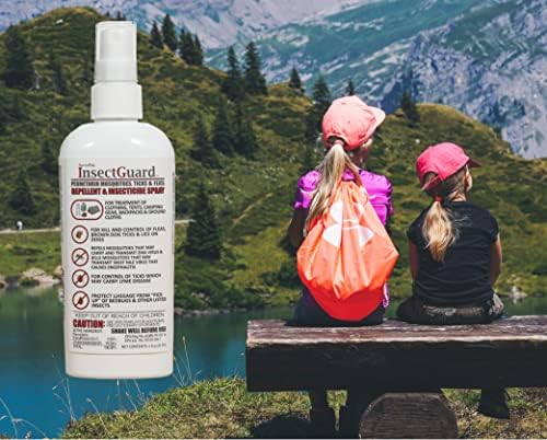 SaverPak Permethrin mosquito tick and fly protection gallon jug side view