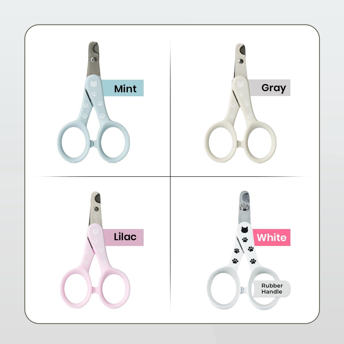 Necoichi Purrcision Feline Nail Clipper | Lever Principle Cat Nail Clipper | Butter-Smooth Cuts | Made in Japan, Seki Swordsmith Craftsman | Stainless Steel Cat Claw Trimmer for Indoor Cats (White) - Image 9