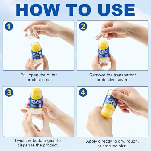 Flasture deep moisturizing maximum strength urea cream stick label displaying ingredient benefits