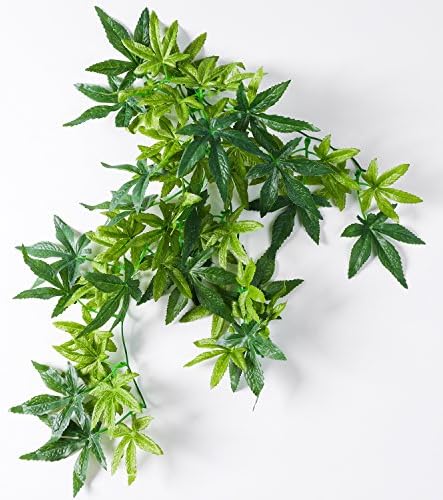SLSON 12 inch artificial terrarium foliage with suction cup