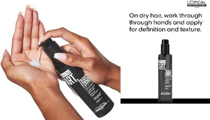 Premium salon style packaging of imported L'Oréal Professionnel heat protection lotion