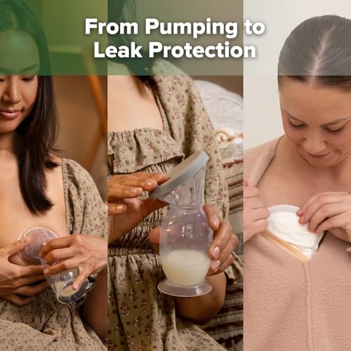 Side angle view of the five ounce silicone breast pump illustrating the wide flange design for secure breast fit.