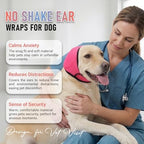 Leotrag dog headband used during bath drying