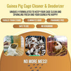Eco friendly and fast acting pet habitat cleaner bottle close up view