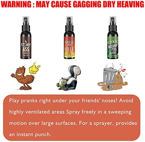 A AIFAMY potent stink spray pack showing the thirty milliliter non toxic formula bottles