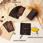 Tarot tablecloth and velvet bag included in the Sugeya gift set