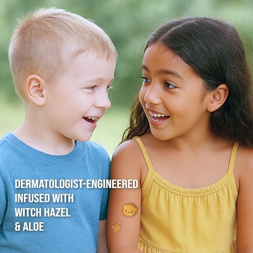 Quitch child friendly anti itch patches infused with natural aloe and witch hazel ingredients.