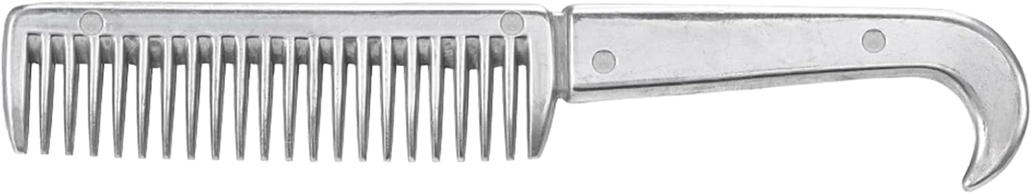 Close up of Lixada horse grooming comb thickened teeth