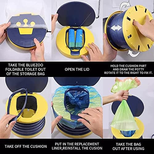 SunnySmile portable toddler potty seat top view
