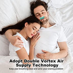 FAFAAWFF anti-snoring device being charged via USB cable for portable use.