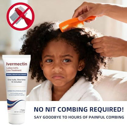 Taro Ivermectin 0.5% lotion tube packaging 4 fluid ounces