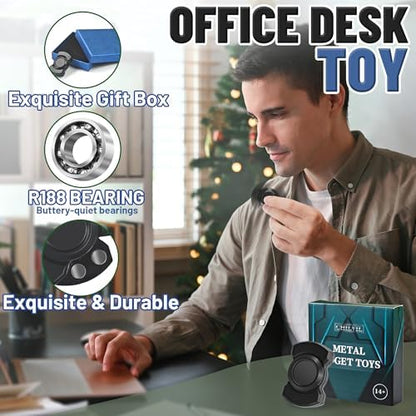 Chilvil adult office desk toy displaying the multi-layered magnetic sliding mechanisms