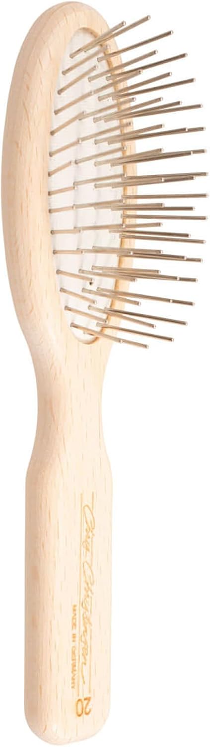 Chris Christensen Dog Brush, 27 mm Oval Pin Brush, Original Series, Groom Like a Professional, Stainless Steel Pins, Lightweight Beech Wood Body, Ground and Polished Tips - Image 10