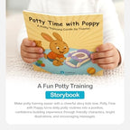 Close up of Tivonel potty seat non slip pads and easy grip handles