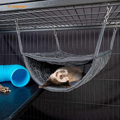 Side profile of Niteangel luxury hammock designed for ferrets and rats