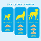 Side view of Nala Nutrition dog hip and joint powder