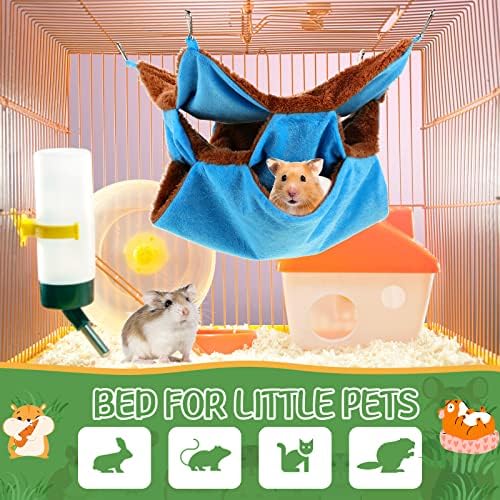 Full set of 6 hanging pet hammocks for small animals