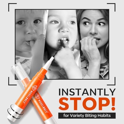 Modelones portable thumb sucking deterrent pen showing the compact travel friendly design.