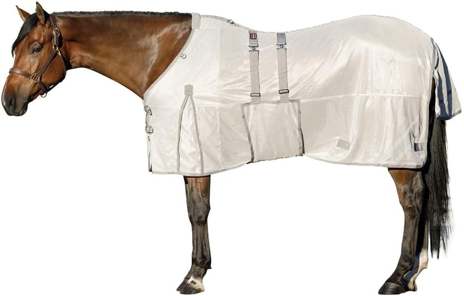 Schneiders Soft Interlock Mesh II Horse Fly Sheets | Superior UV & Insect Protection | Versatile Euro Fit Option | Reflective Safety Design - Image 15