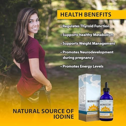 Magnascent high potency 2 percent iodine supplement packaging