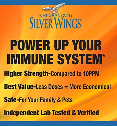 Natural Path Silver Wings liquid mineral supplement side angle