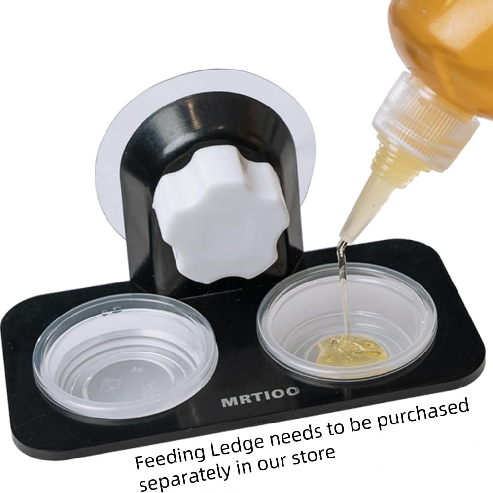 2 pcs Crested Gecko Food and Water Feeding Bottle, Reptile Feeder Bottle, for Lizard and Other Small Pet Ledge Accessories Supplies - 3.4 Oz - Image 6