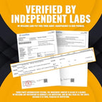 Natures Aid NSF certified creatine gummies nutrition facts panel