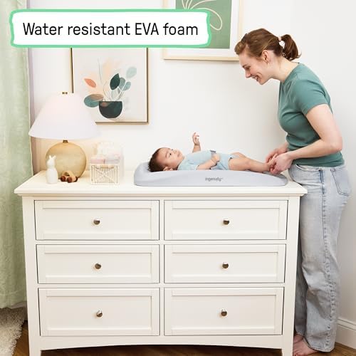 Ingenuity Comfy Clean pad on standard changing table