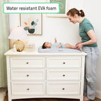 Ingenuity Comfy Clean pad on standard changing table