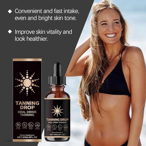 Natural glow bronzing drops in 60ml bottle