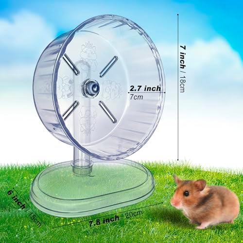 Easy to clean open drum design of the lazYYzal hamster wheel