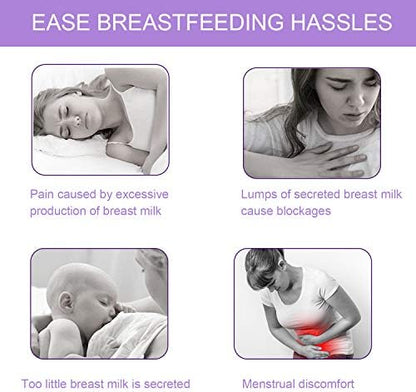 Set of two Gbrand breast therapy pads in purple packaging