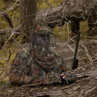 Adjustable cuffs and waist features on Tongcamo mosquito net suit