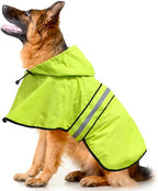 Reflective Dog Rain Coat - Waterproof Adjustable Pet Rain Jacket, Lightweight Dog Hooded Poncho Raincoat for Small to X- Large Dogs and Puppies (Pink, Large) - Image 14