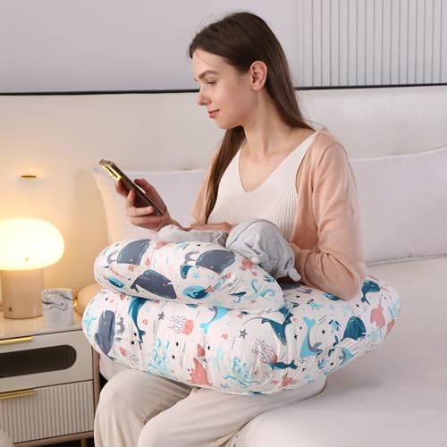 Babylian nursing pillow cotton cover and filling detail