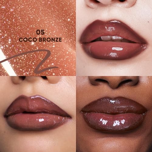 JUDYDOLL Peel Off Stain and Plumping Oil Duo - Long-Lasting Lip Stain with 3D Plumping Gloss, Hydrating and Non-Sticky Formula (#05 Coco Bronze) - Image 4