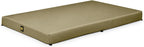 K9 Ballistics dog bed placed inside a large wire dog crate
