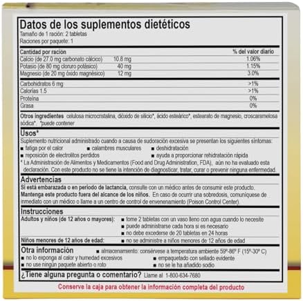 Medique Medi-Lyte electrolyte tablets for muscle cramp relief