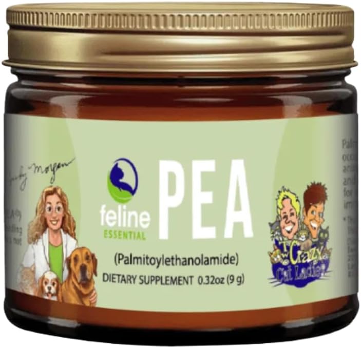Dr. Judy Morgan Feline Essentials PEA supplement jar front view