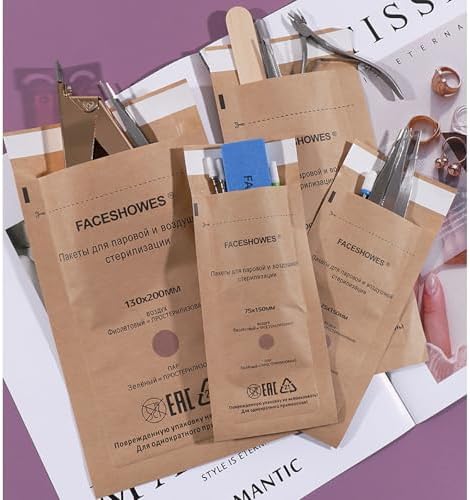Side profile of GoLashFun medium sterilization pouches