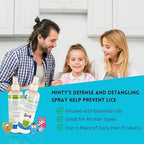 Meticulice non-toxic lice defense spray for daily hair protection