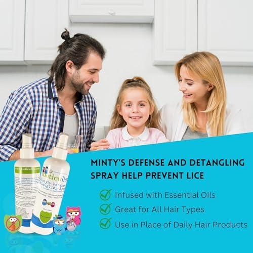 Meticulice non-toxic lice defense spray for daily hair protection