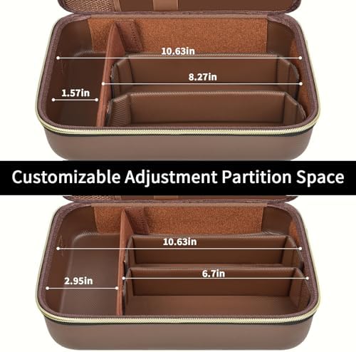 Washable interior layout of the universal hair professional case for stylists.