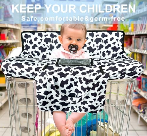 Polovillae 2-in-1 high chair cover securely fitted on a restaurant high chair.