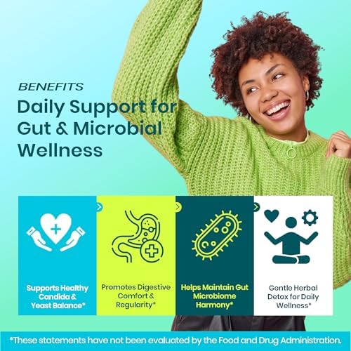 USA imported dietary supplement for women's digestive wellness and bloating relief