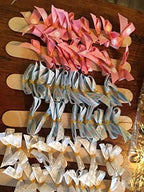 Demonstration of dog hair tied with Pet Show rubber bands