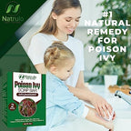 Natrulo anti itch cleanser bar for poison oak and sumac rash relief