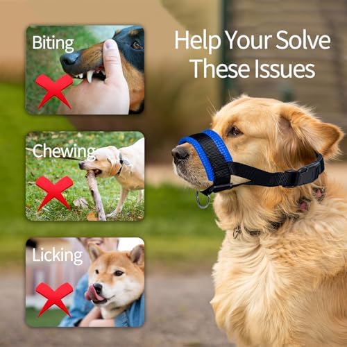Authentic USA imported dog training muzzle kit components display.