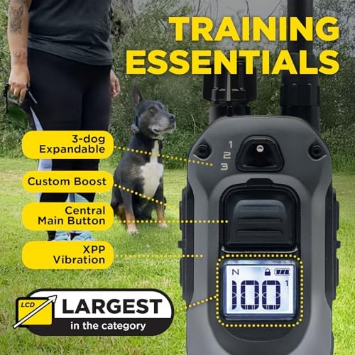 Dogtra 280X professional grade remote trainer demonstrating the LED light feature