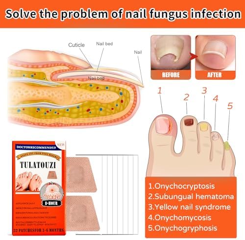 Detailed view of the 8 hour overnight repair technology for toenail fungus.